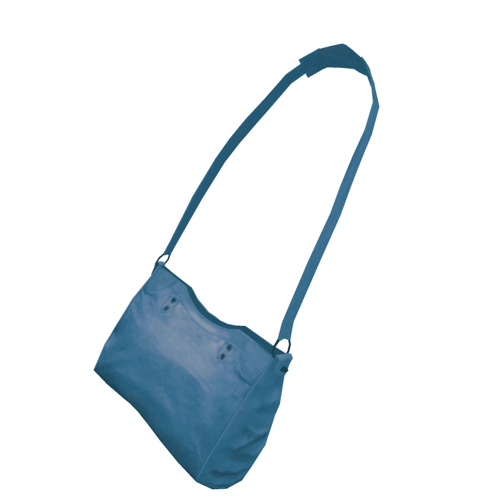 Blue Duct Tape Bag