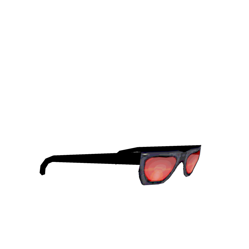 Red Perforated Glasses