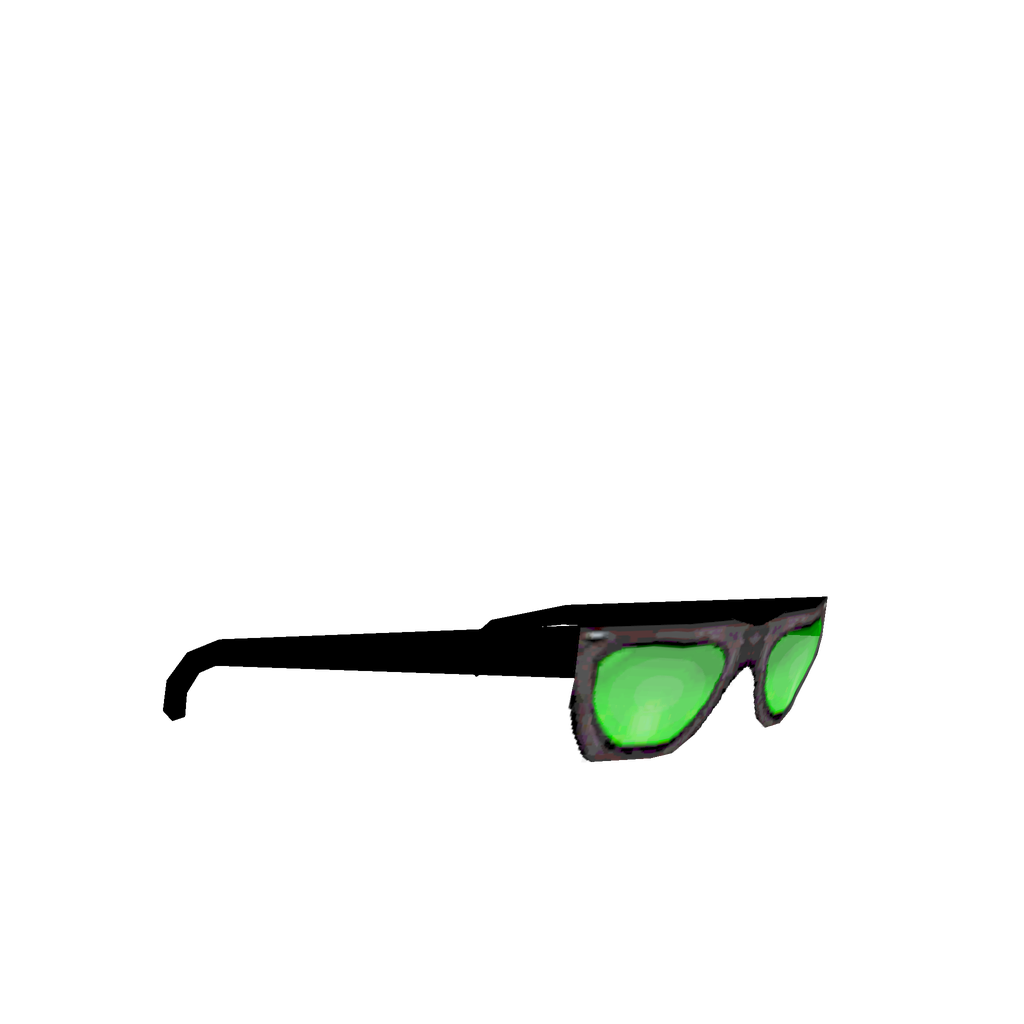 Green Perforated Glasses