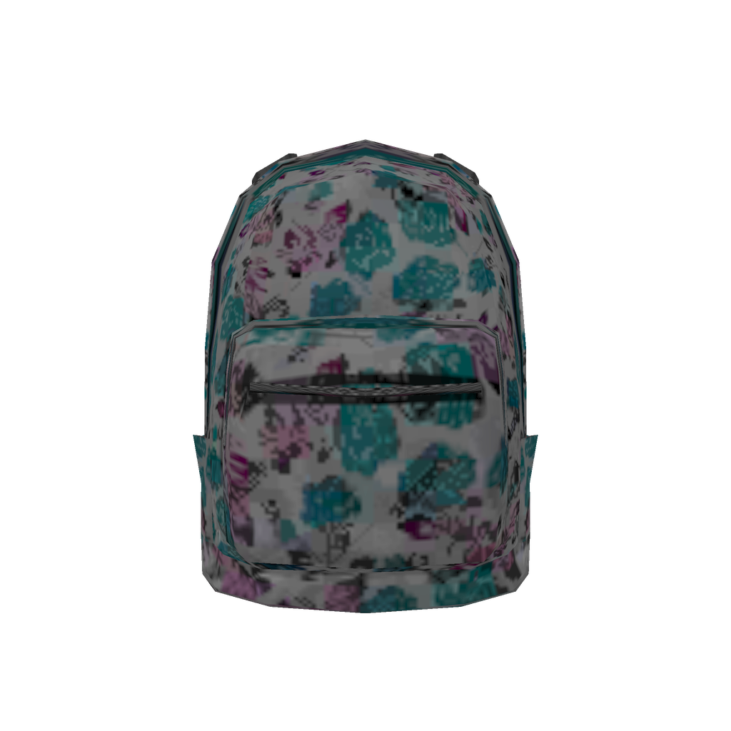 Backpack with Azure Roses