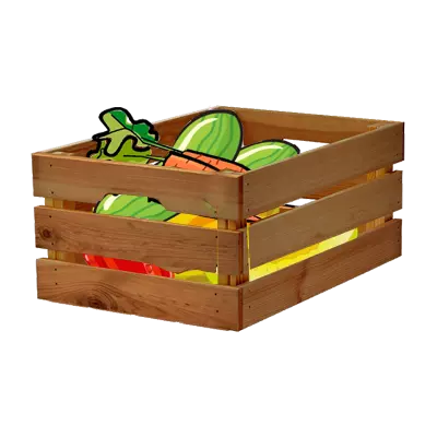 Crate of Vegetables or Fruits
