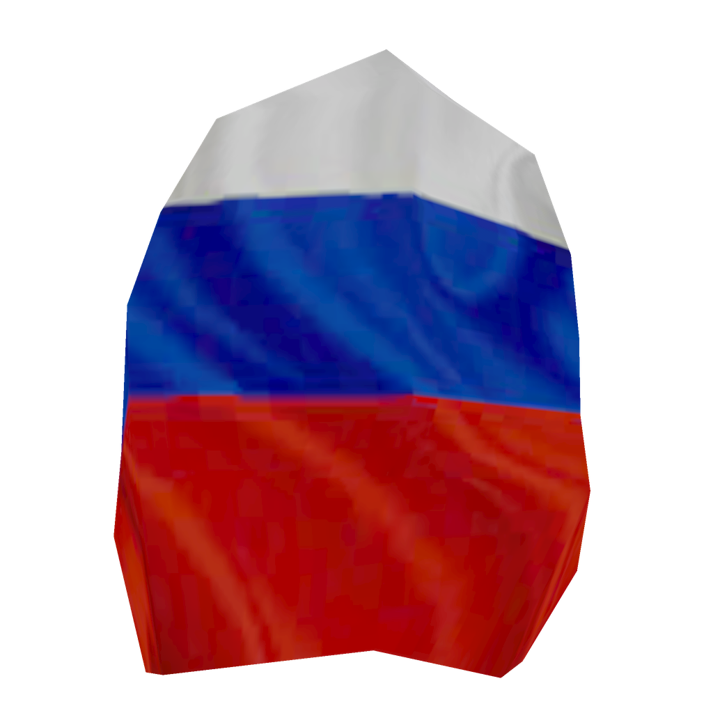 Russian Flag Cape