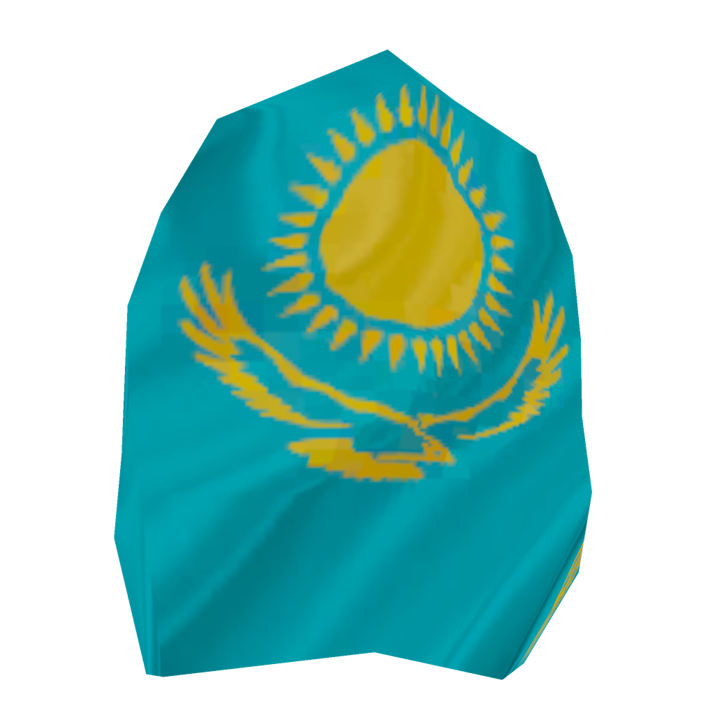 Kazakhstan Flag Cape