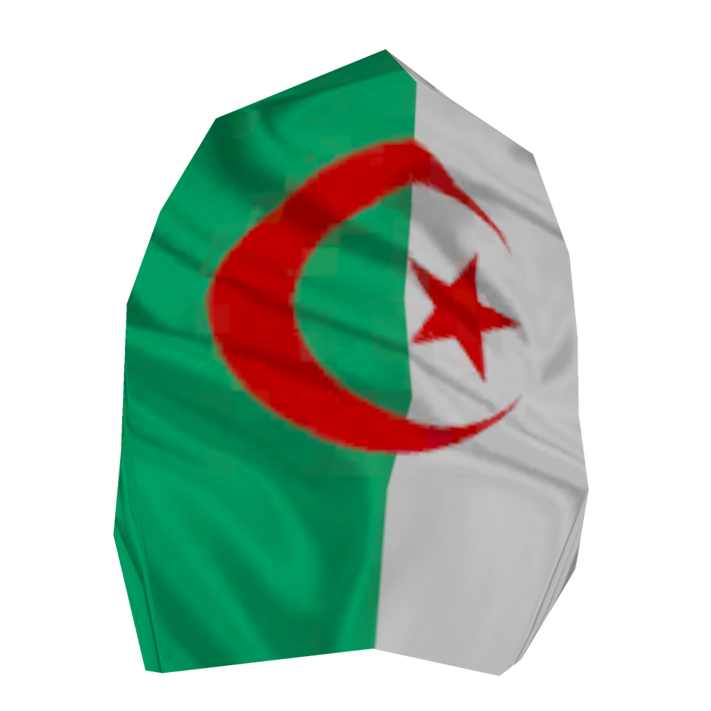 Algeria Flag Cloak