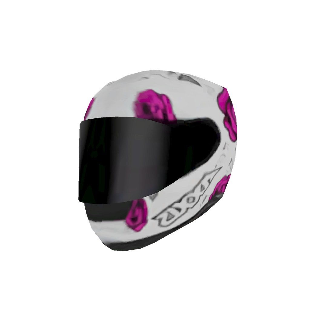 White Motorcycle Helmet