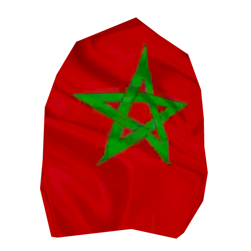 Morocco Flag Cape