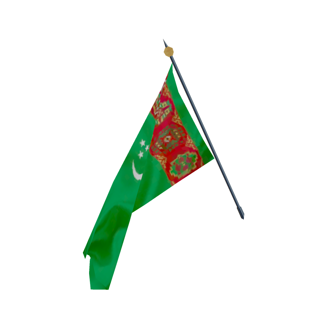 Turkmenistan Flag