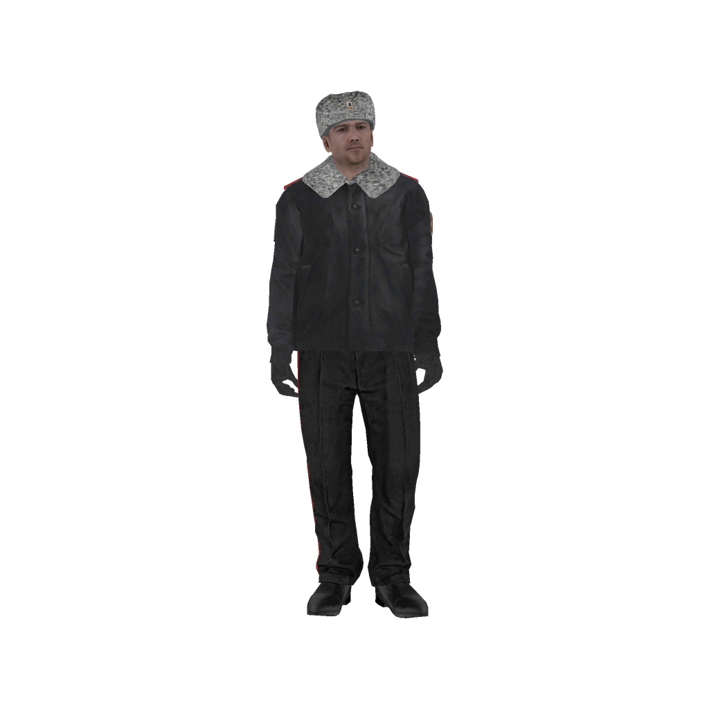 Winter Anime Policewoman